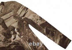 Top Jean-Paul GAULTIER CLASSIQUE Printed Long Sleeve Size 40(K-105613)