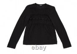 Tricot COMME des GARCONS Lace Switching Wool Top Size S(K-108486)