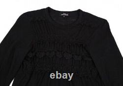 Tricot COMME des GARCONS Lace Switching Wool Top Size S(K-108486)