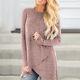 Uk Women Long Sleeve Loose Tunic Tops Shirt Ladies Casual Pullover Blouse Jumper