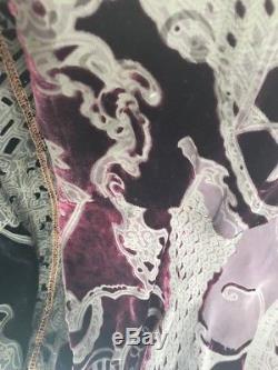 URU Dark Shear Tunic Top LAGENLOOK Art-To-Wear Long-Sleeve OS Tapestry Dress