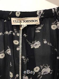 Ulla Johnson Long Sleeve LIDA Silk Floral Print Top 6 NWT $414