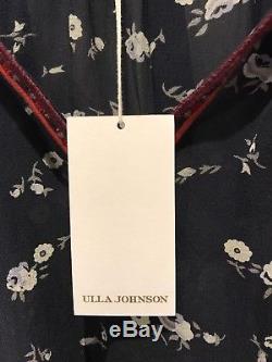 Ulla Johnson Long Sleeve LIDA Silk Floral Print Top 6 NWT $414