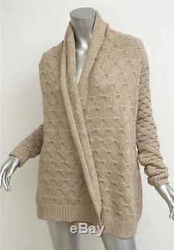 VINCE Womens Biege Casual Knit Long Sleeve Cardigan Sweater Top Shirt XS