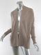 Vince Womens Taupe Cashmere Long Sleeve Drop Shoulder Cardigan Sweater Top S New