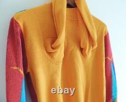 VIVIENNE WESTWOOD 1982 WORLDS END Orange tube knit top to stripe pirate short