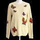 Valentino Butterfly Emblem Long Sleeve Tops Ivory #m Authentic Ak37338