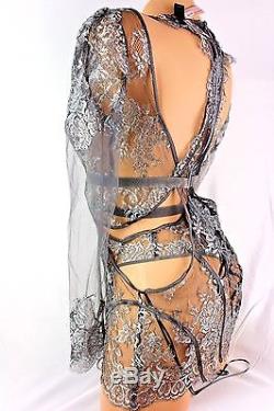Victoria's Secret Designer Collection Top Long Sleeve & Panties Set M/s New S322