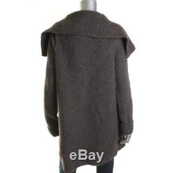 Vince 2282 Womens Gray Wool Crochet Long Sleeves Cardigan Sweater Top S BHFO