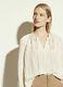Vince Women's Blouse Small S Pampas Poet Popover Long Sleeve Top $295