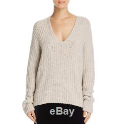 Vince Womens Beige Cashmere Long Sleeves Pullover Sweater Top XS BHFO 6160