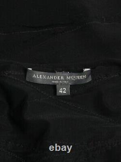 Vintage Alexander McQueen F/W 2003 Scanners Corset Silk Top Size IT42 / US6