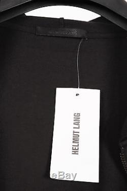 Vintage Helmut Lang Men Bondage Hooded Zip Long Sleeve T-Shirt Jumper Top L