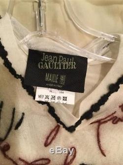 Vintage Jean Paul Gaultier Mesh Top Long Sleeve Size XS
