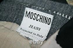 Vintage Moschino Men's Mushroom Print Cotton Button-Up Top L-XL c. 1990s