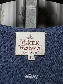 Vivienne Westwood 2010 Cat Eyes Sweater Runway Long sleeve top striped