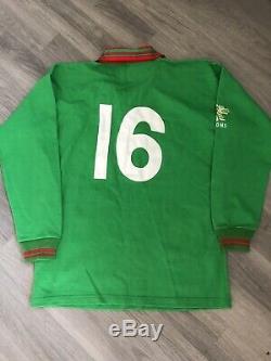 WALES 1995 Rugby Top Long Sleeve Green Japan World Cup