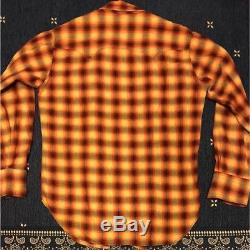 WESTERN RANCHMAN JOE McCoy Plaid Long-Sleeved Shirt Men's Tops Size 16