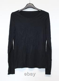 WOLFORD Ladies Aurora Pure Pullover Black Long Sleeve Stretch Modal Top S NEW