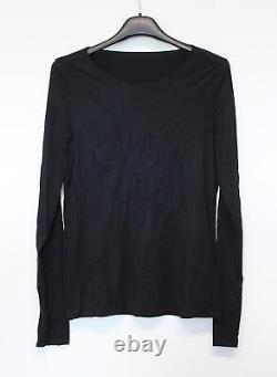 WOLFORD Ladies Aurora Pure Pullover Black Long Sleeve Stretch Modal Top S NEW
