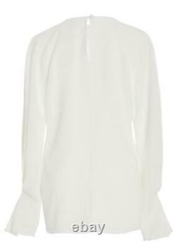 WOW! New Emilia Wickstead Dana stretch crepe blouse US sz 4 $905