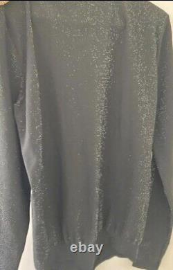 Wolford Bodysuit/ Top, Glittery Black
