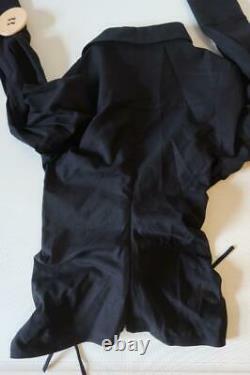 Womens Jacquemus Les Santons Provence Black Drawstring Zip Shirt Top 34 Us/xs