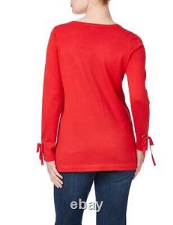 Womens Tops Winter Basic Red Long Sleeve Knit Clothes ROCKMANS