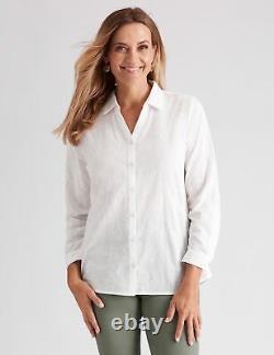 Womens Winter Tops White Blouse / Shirt Cotton Smart Casual MILLERS