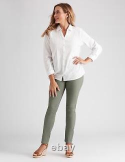 Womens Winter Tops White Blouse / Shirt Cotton Smart Casual MILLERS