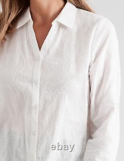 Womens Winter Tops White Blouse / Shirt Cotton Smart Casual MILLERS