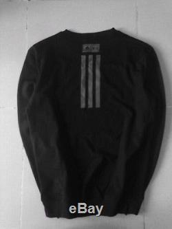 Y-3 Adidas Mens Black Long Sleeve Top Jumper Sweater Size L