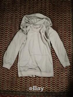 Y/PROJECT Double Layer Long Sleeve Cotton Hoodie in Grey Size M top Condition