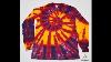 Yellow Purple And Red Long Sleeve Spiral Tie Dye Shirt Spooky Spiral 6