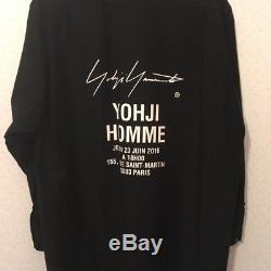 Yohji Yamamoto 2016AD Men's Tops Staff Long-Sleeved Shirt One size fits all