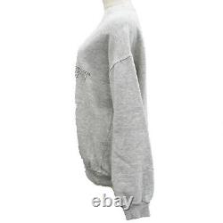 Yves Saint Laurent Long Sleeve Tops Trainer Gray Cotton Italy Authentic #AB497 I