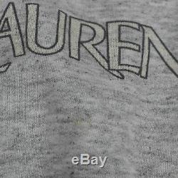 Yves Saint Laurent Long Sleeve Tops Trainer Light Gray Cotton Acrylic Auth #S315