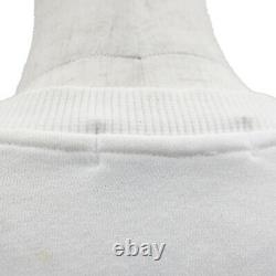 Yves Saint Laurent Long Sleeve Trainer White Cotton Acrylic China Auth #AB475 I