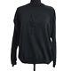 Yves Saint Laurent Round Neck Long Sleeve Tops Sweatshirt Black Italy Ak31986