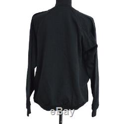 Yves Saint Laurent Round Neck Long Sleeve Tops Sweatshirt Black Italy AK31986