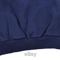 Yves Saint Laurent Round Neck Long Sleeve Tops Sweatshirt Navy #S AK31985