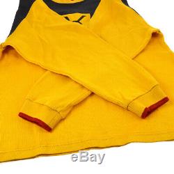 Yves Saint Laurent Round Neck Long Sleeve Tops Sweatshirt Yellow #160 AK38261