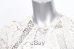 ZIMMERMANN Womens Cream Victorian Lace Long Sleeve Blouse Shirt Top 1 NEW