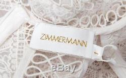 ZIMMERMANN Womens Cream Victorian Lace Long Sleeve Blouse Shirt Top 1 NEW