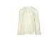 Zimmermann Long Sleeve Button Embellished Blouse In Cream Polyester